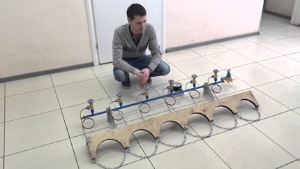 Rampe d'oxygène prête Rampe d'oxygène prête