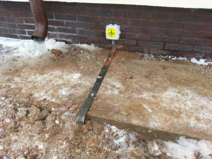 Boucle de terre prête