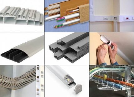 Types de canaux de câbles pour le câblage ouvert Types de canaux de câbles pour le câblage ouvert