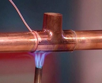 Es ist wichtig, beim Löten das gewünschte Temperaturregime einzuhalten Lötmethode