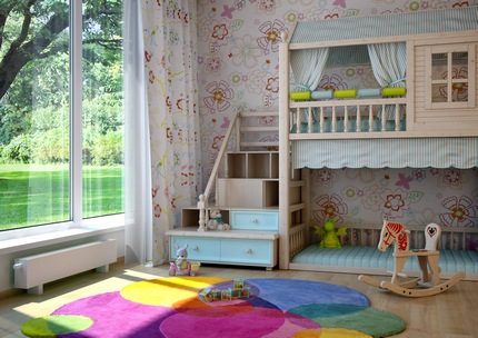 Fidanlıkta konvektör tipi su ısıtıcısı Zemin konvektörü çocuklar için güvenli