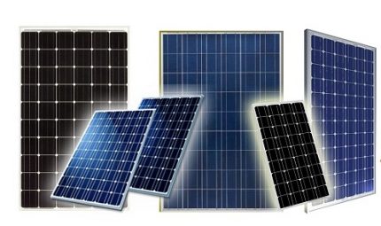 Tipos de painéis solares