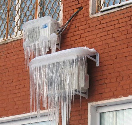 Fonctionnement illettré du climatiseur Split avec visière et sans protection