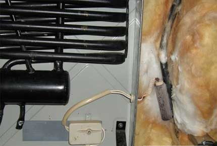 Removing an electric heater