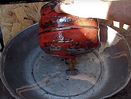 Vérification de l'étanchéité de la soupape à gaz Vérification de l'étanchéité de la soupape à gaz