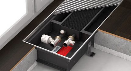 Produtos com paredes internas escuras parecem mais agradáveis esteticamente Modelo convector estético