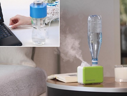 Version mobile d'un humidificateur à ultrasons Humidificateur portable