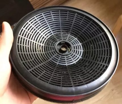 Filtre à charbon rond Filtre à charbon pour hottes