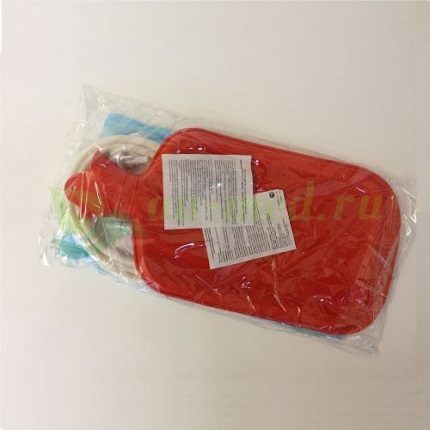 Standard medical hot-water bottle