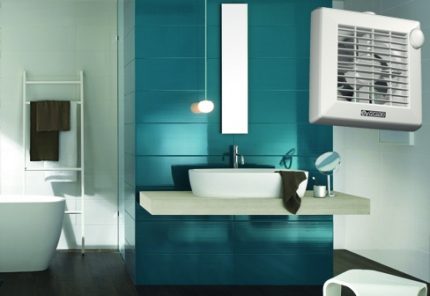 Ventilateur d'extraction pour salle de bain combinée Conception du ventilateur axial