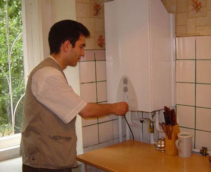 Autonomous heating in the apartment