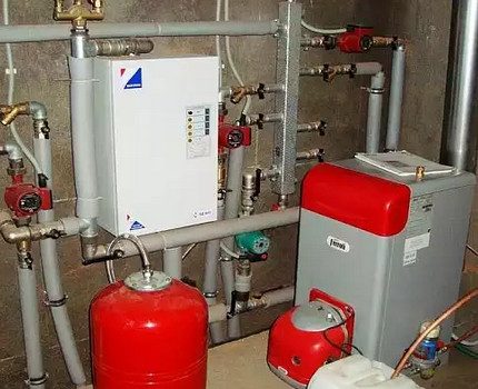 Single-circuit boiler in the apartment