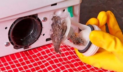 Nettoyage du filtre de lavage Nettoyage du filtre de lavage