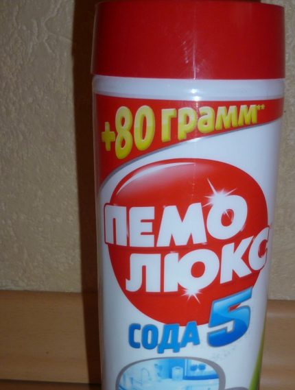 Produtos de limpeza abrasivos