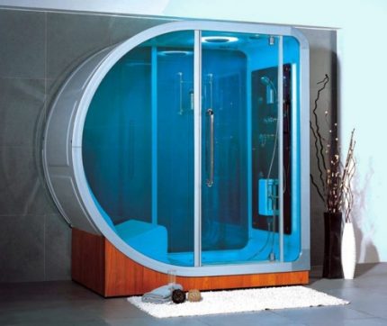 Chuveiro de grandes dimensões