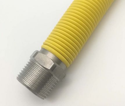 Raccord de gaz à soufflet flexible Tuyau ondulé pour raccordement au gaz