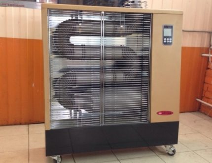 Some models of IR heaters can run on diesel Mobile diesel model