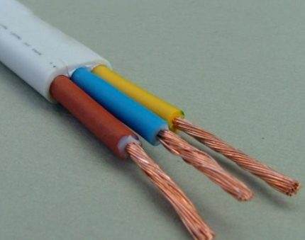 Type de fil toronné ШВВП