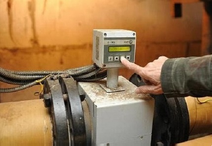 Vérification d'un compteur de chaleur domestique commun