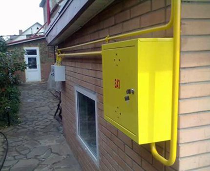 Pour un usage domestique, des gazoducs basse pression sont équipés Gazoduc basse pression