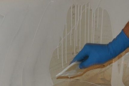 Acrylbadbeschichtung Emaillierte Badezimmerwände