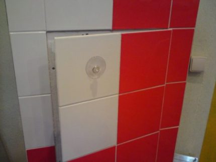 Trappe invisible avec ventouse