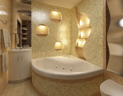 Bain assis à l'intérieur