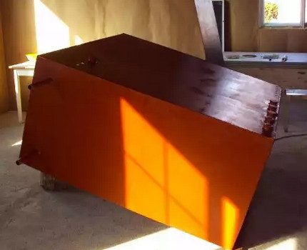 Rechteckiger Stahltank