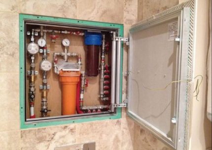 Kapaklı yanlış duvar