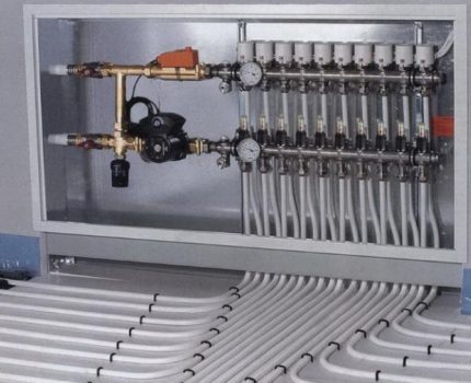 Pompe à chaleur avec chauffage au sol