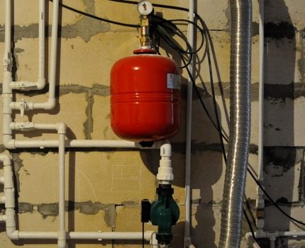 Vase d'expansion dans le système de chauffage