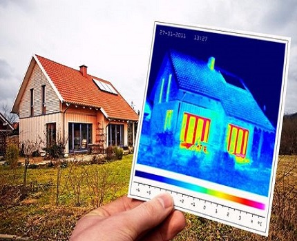 L'appareil vous permet de détecter les lieux de perte de chaleur active Appareils d'imagerie thermique