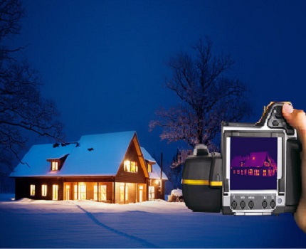 L'inspection d'un bâtiment avec un imageur thermique est plus efficace en hiver Diagnostic thermique