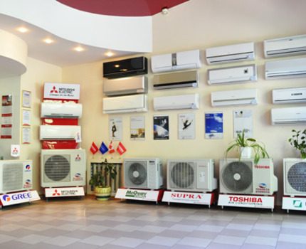 Lors du choix d'un système divisé, ils sont guidés par la zone de la pièce pour son installation Système divisé d'unité intérieure