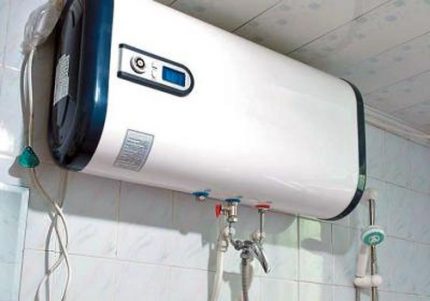 Chaudière horizontale sur le mur