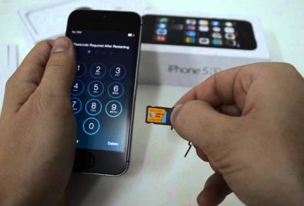 Carte SIM pour téléphone