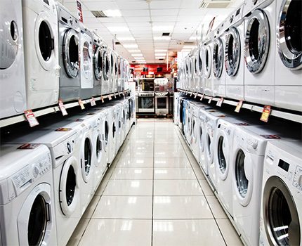 Produktlinie Waschmaschinen Indesit Waschmaschinen im Laden