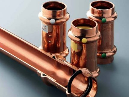 Tuyaux en cuivre pour le chauffage Tuyaux en cuivre pour le chauffage