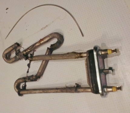 Élément chauffant soufflé