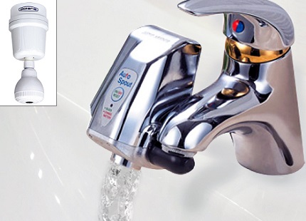 Mini aquecedor elétrico de água na torneira Bico para guindaste