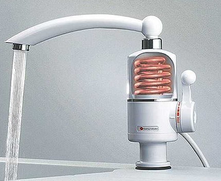 Aquecedor de água instantâneo elétrico, com opção de temperatura na torneira Torneira aquecida