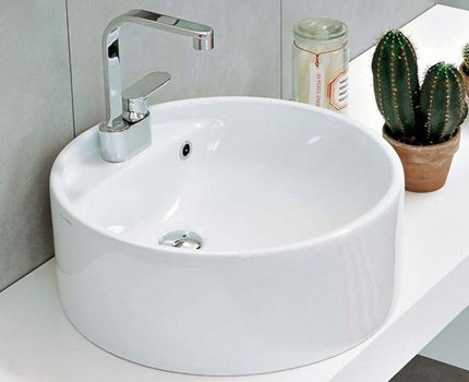 Lavabo de salle de bain Évier de trop-plein