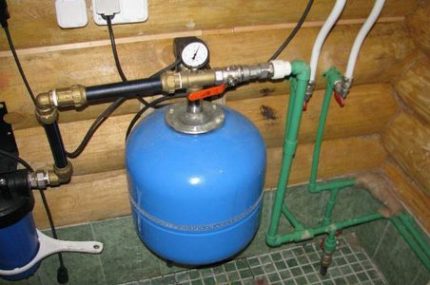 Vérification de l'équipement du système d'eau