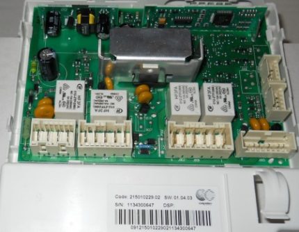 Motherboard washing machine