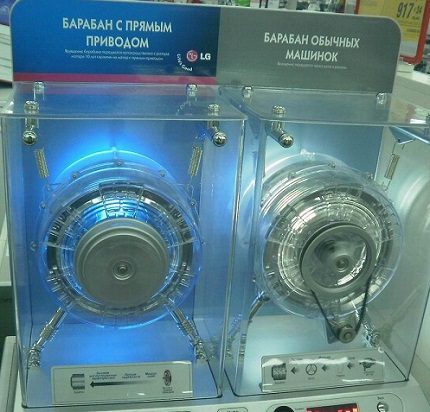 Moteurs pour machines à laver LG Moteur à entraînement direct