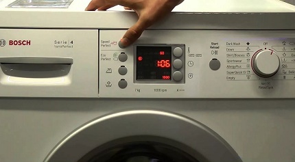 Redémarrage du lave-linge Bosch Redémarrez le programmateur de la machine à laver