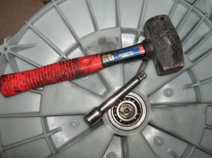 Retrait et remplacement d'un roulement Retrait du roulement du siège