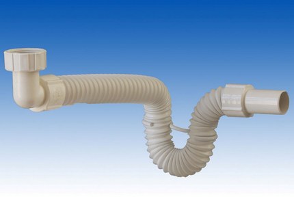 Drain d'évier ondulé