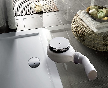 Siphon caché avec couvercle