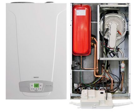 Conteúdo da caldeira a gás Conteúdo da caldeira a gás